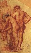 Chevannes, Pierre Puvis de Study of Four Figures for Repose oil painting picture wholesale